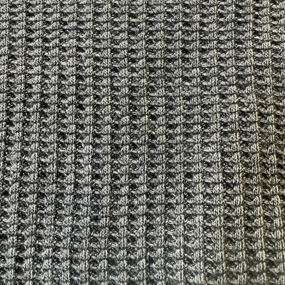BDG Urban Outfitters Catskills Waffle Knit Thermal in Charcoal size small - Picture 4 of 6